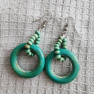 Teal Earrings